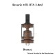Authentic Ambition Mods Revorie MTL RTA Rebuildable Atomizer - Bronze, Air Pins 0.8, 1.0, 1.2mm, 2.0ml, 23mm Diameter
