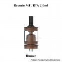 Authentic Ambition Mods Revorie MTL RTA Rebuildable Atomizer - Bronze, Air Pins 0.8, 1.0, 1.2mm, 2.0ml, 23mm Diameter