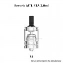 Authentic Ambition Mods Revorie MTL RTA Rebuildable Atomizer - Silver, Air Pins 0.8, 1.0, 1.2mm, 2.0ml, 23mm Diameter