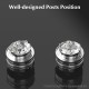 Authentic Ambition Mods Revorie MTL RTA Rebuildable Atomizer - Bronze, Air Pins 0.8, 1.0, 1.2mm, 5.0ml, 23mm Diameter