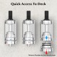 Authentic Ambition Mods Revorie MTL RTA Rebuildable Atomizer - Bronze, Air Pins 0.8, 1.0, 1.2mm, 5.0ml, 23mm Diameter