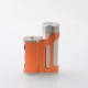 Authentic MECHVAPE Paramour V2 100W VW SBS Box Mod - Silver Orange, VW 5~100W, 1 x 18650 / 21700