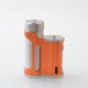 Authentic MECHVAPE Paramour V2 100W VW SBS Box Mod - Silver Orange, VW 5~100W, 1 x 18650 / 21700