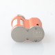 Authentic MECHVAPE Paramour V2 100W VW SBS Box Mod - Silver Orange, VW 5~100W, 1 x 18650 / 21700