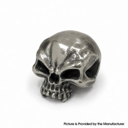 Authentic ThunderCloud Thunder Cloud Bonza Pro Mech Replacement Emblem - Model 8 Warden Skull, White Copper