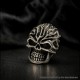 Authentic ThunderCloud Thunder Cloud Bonza Pro Mech Replacement Emblem - Model 9 Hellfire Skull, White Copper