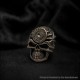 Authentic ThunderCloud Thunder Cloud Bonza Pro Mech Replacement Emblem - Model F Hellfire Bullet Skull, Brass + White Copper
