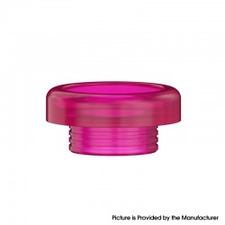Authentic Thunder Cloud Bonza Pro Replacement 810 Drip Tip - Clear Pink