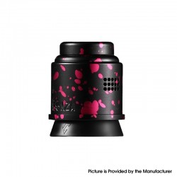 Authentic Thunder Cloud Bonza Pro RDA Rebuildable Dripping Atomizer - Aluminum Pink LE, Single /Dual Coil, BF Pin, 25mm Diameter