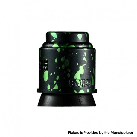Authentic Thunder Cloud Bonza Pro RDA Rebuildable Dripping Atomizer - Aluminum Green LE, Single/Dual Coil, BF Pin, 25mm Diameter