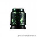 Authentic Thunder Cloud Bonza Pro RDA Rebuildable Dripping Atomizer - Aluminum Green LE, Single/Dual Coil, BF Pin, 25mm Diameter