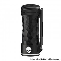 Authentic ThunderCloud Thunder Cloud Bonza Pro Mech Mod - Black White (LE), 1 x 18650 / 20700 / 21700