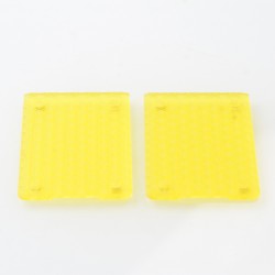 RekaVape Replacement Cover Panel Plate for LVE Orion 2 II / Orion 2 II Pro Pod System - Yellow, Moyard Pattern, Acrylic (2 PCS)