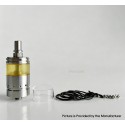 RekaVape Ghost Ring Style RTA Rebuildable Tank Atomizer - Silver, 316SS + PEI, 4ml, 22mm Diamter