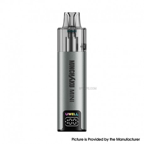 [Ships from Bonded Warehouse] Authentic Uwell Nunchaku Mini 16W Pod System Kit - Mist Gray, 1000mAh, 10ml, 0.8ohm