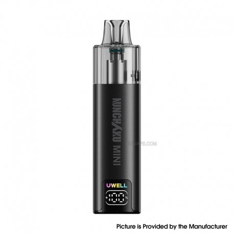 [Ships from Bonded Warehouse] Authentic Uwell Nunchaku Mini 16W Pod System Kit - Elegant Black, 1000mAh, 10ml, 0.8ohm