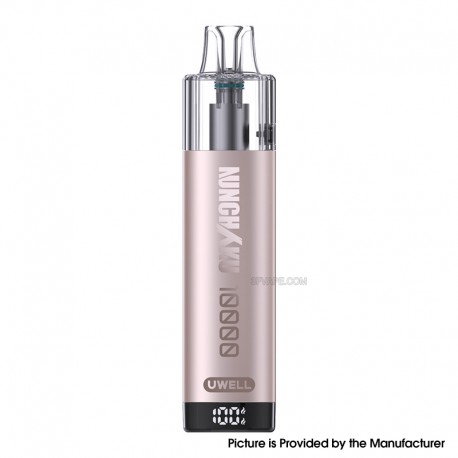 [Ships from Bonded Warehouse] Authentic Uwell Nunchaku 10000 16W Refillable Pod Kit - Sunglow Pink, 1900mAh, 10ml, 0.8ohm