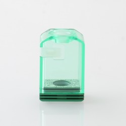 Authentic Veepon Tita X2 Boro Tank for BB / Billet / Boro Mod - Damascus + Green, Stainless Steel + PCTG