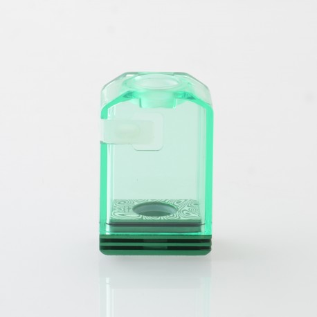 Authentic Veepon Tita X2 Boro Tank for BB / Billet / Boro Mod - Damascus + Green, Stainless Steel + PCTG