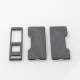 Authentic MK MODS Replacement Panel Plate Doot Kit for Veepon Royal V I3 AIO Mod - Black