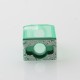 Authentic Veepon Tita X2 Boro Tank for BB / Billet / Boro Mod - Damascus + Green, Stainless Steel + PCTG