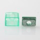 Authentic Veepon Tita X2 Boro Tank for BB / Billet / Boro Mod - Damascus + Green, Stainless Steel + PCTG