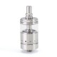SXK Ghost Ring Style RTA Rebuildable Tank Atomizer - Silver, 316SS + Glass, 4ml, 22mm Diamter