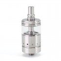 SXK Ghost Ring Style RTA Rebuildable Tank Atomizer - Silver, 316SS + Glass, 4ml, 22mm Diamter