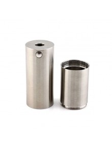 YFTK Atto Style Mechanical Mod with Chip - Silver, Stainless Steel, 1 x 18650 / 18350