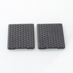 RekaVape Replacement Cover Panel Plate for LVE Orion 2 II / LVE Orion 2 II Pro Pod System - Black, Moyard Pattern, POM (2 PCS)