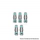 [Ships from Bonded Warehouse] Authentic Voopoo ITO V2 Coil for Argus P1, Argus G, DORIC Astra, Argus A Kit - 1.2ohm (5 PCS)