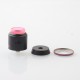 Authentic Thunder Cloud Bonza Pro RDA Rebuildable Dripping Atomizer - SS Black Pink LE, Single /Dual Coil, BF Pin, 25mm Diameter