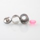 Authentic Thunder Cloud Bonza Pro RDA Rebuildable Dripping Atomizer - SS Black Pink LE, Single /Dual Coil, BF Pin, 25mm Diameter