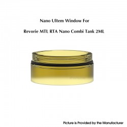 Authentic Ambition Mods Ultem Window Tank Tube for Revorie MTL Nano Combi Tank Tube Kit - Brown, 2.5ml