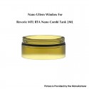 Authentic Ambition Mods Ultem Window Tank Tube for Revorie MTL Nano Combi Tank Tube Kit - Brown, 2.5ml