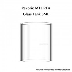 Authentic Ambition Mods Glass Tank Tube for Revorie MTL RTA - Transparent, 5.0ml