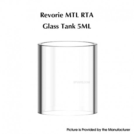 Authentic Ambition Mods Glass Tank Tube for Revorie MTL RTA - Transparent, 5.0ml
