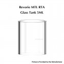 Authentic Ambition Mods Glass Tank Tube for Revorie MTL RTA - Transparent, 5.0ml