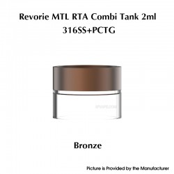 Authentic Ambition Mods Nano Combi Tank Kit for Revorie MTL RTA - Bronze, 2.5ml
