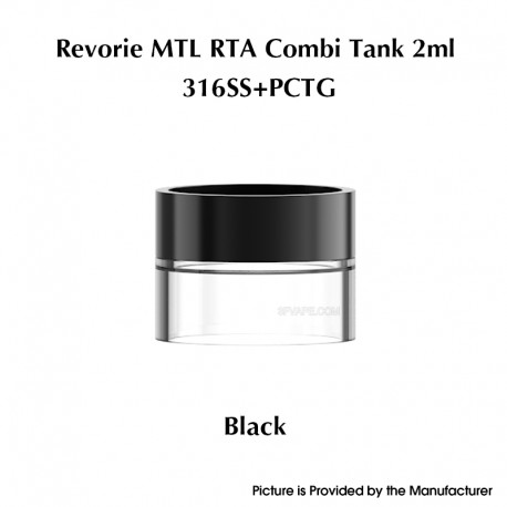 Authentic Ambition Mods Nano Combi Tank Kit for Revorie MTL RTA - Black, 2.5ml