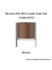 Authentic Ambition Mods Combi Tank Kit for Revorie MTL RTA - Bronze, 5.0ml