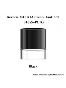 Authentic Ambition Mods Combi Tank Kit for Revorie MTL RTA - Black, 5.0ml