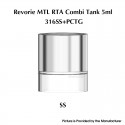 Authentic Ambition Mods Combi Tank Kit for Revorie MTL RTA - Silver, 5.0ml