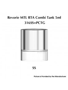 Authentic Ambition Mods Combi Tank Kit for Revorie MTL RTA - Silver, 5.0ml