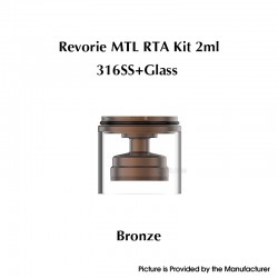 Authentic Ambition Mods Nano Tank Kit for Revorie MTL RTA - Bronze, 2.5ml