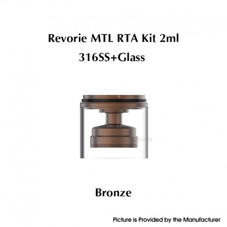Authentic Ambition Mods Nano Tank Kit for Revorie MTL RTA - Bronze, 2.5ml