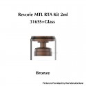 Authentic Ambition Mods Nano Tank Kit for Revorie MTL RTA - Bronze, 2.5ml