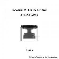 Authentic Ambition Mods Nano Tank Kit for Revorie MTL RTA - Black, 2.5ml