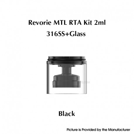 Authentic Ambition Mods Nano Tank Kit for Revorie MTL RTA - Black, 2.5ml