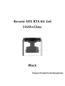Authentic Ambition Mods Nano Tank Kit for Revorie MTL RTA - Black, 2.5ml